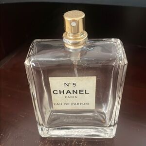 Empty Chanel No. 5 Eau de Parfum Bottle (no top)